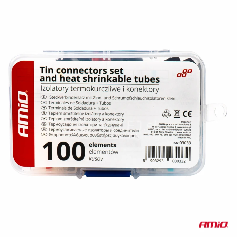 Teplom zmrštiteľné izolátory a konektory