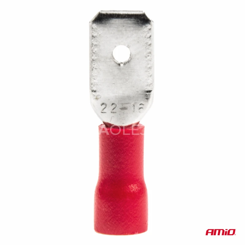 Sada elektrických konektorov 6.3mm 0.5-1.5mm2 10A 10 ks