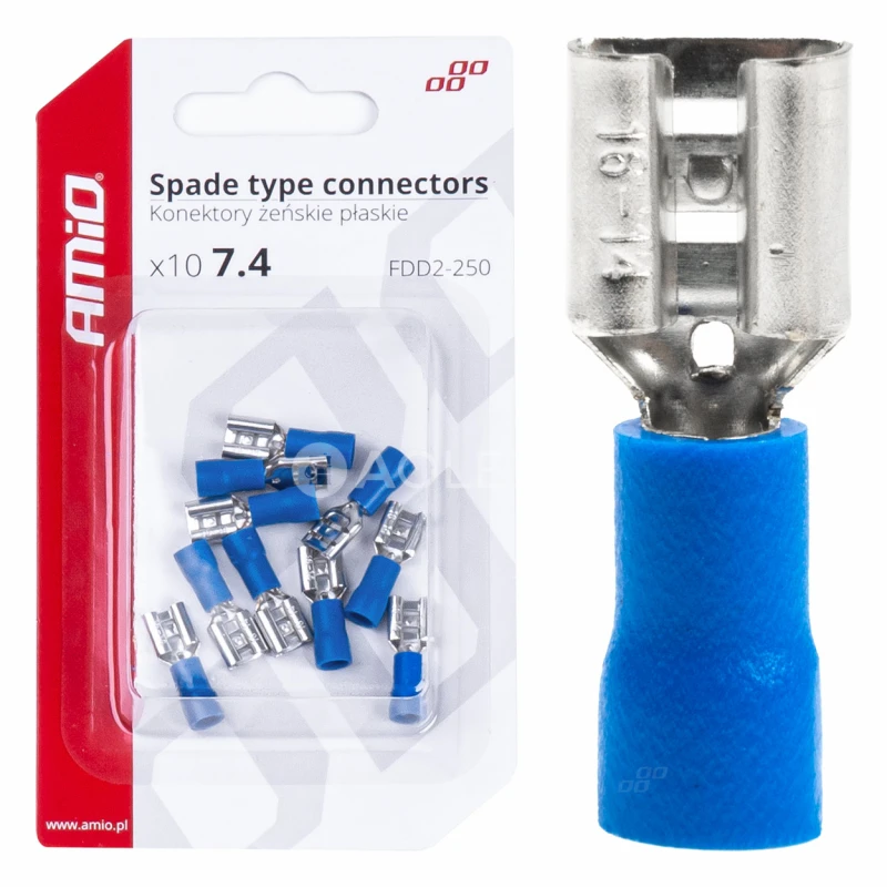Elektrické konektory –samica (vsuvka) 7.4mm1.5-2.5mm215A 10 ks