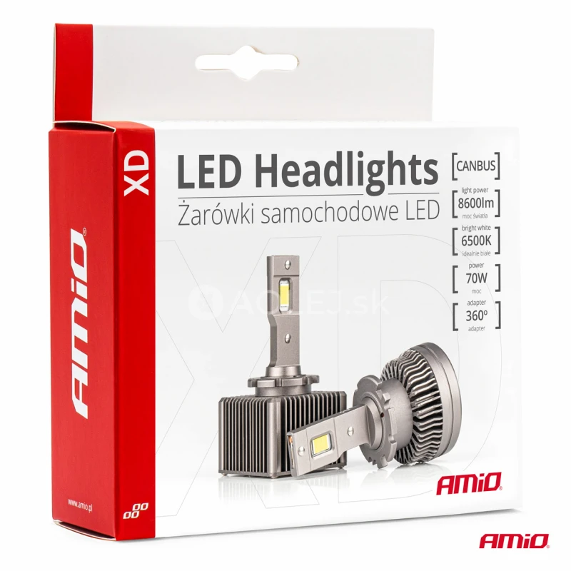 LED žiarovky hlavn&eacute;ho svietenia D2S/D2R XD Series AMiO