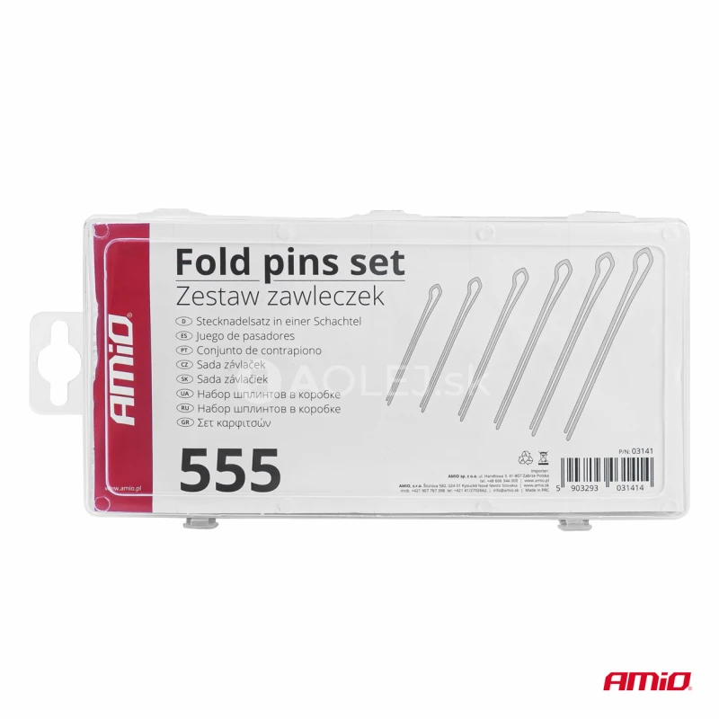 Sada z&aacute;vlačiek - 555ks