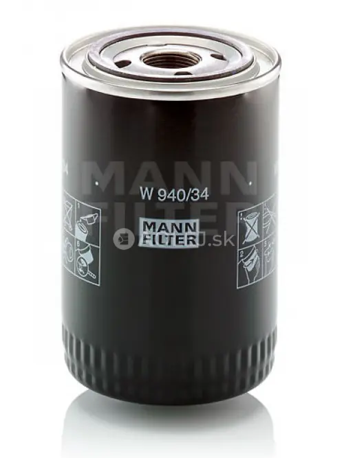 Olejov&yacute; filter MANN FILTER W 940/34