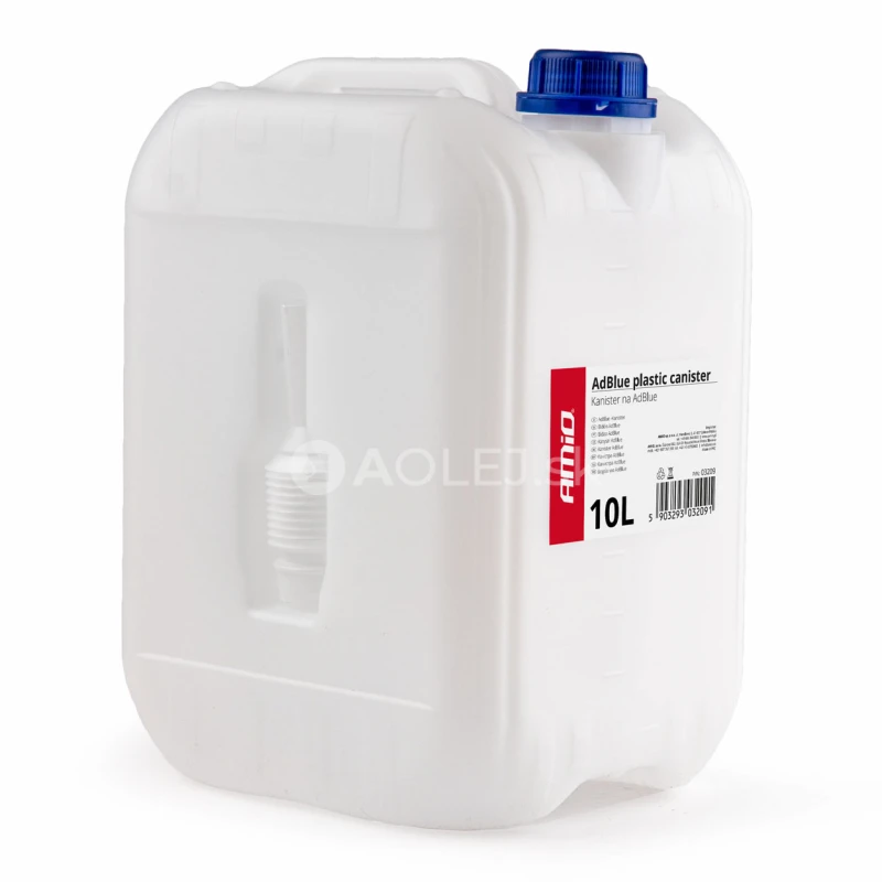 Plastov&yacute; kanister na vodu na kvapaliny AdBlue 10L AMIO-03209