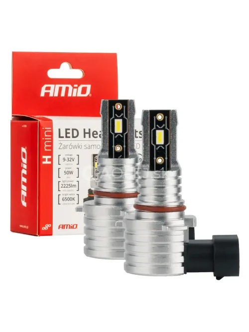 LED žiarovky hlavn&eacute;ho svietenia HB3 9005 H-mini Series AMiO