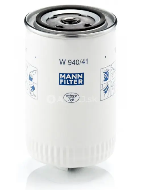 Olejov&yacute; filter MANN FILTER W 940/41
