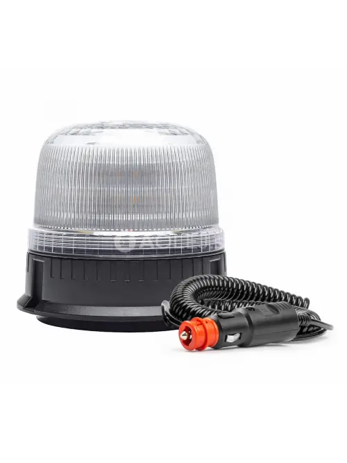 Výstražný maják W25m Magnet / 3 skrutky R65 R10 24LED 12/24V IP66