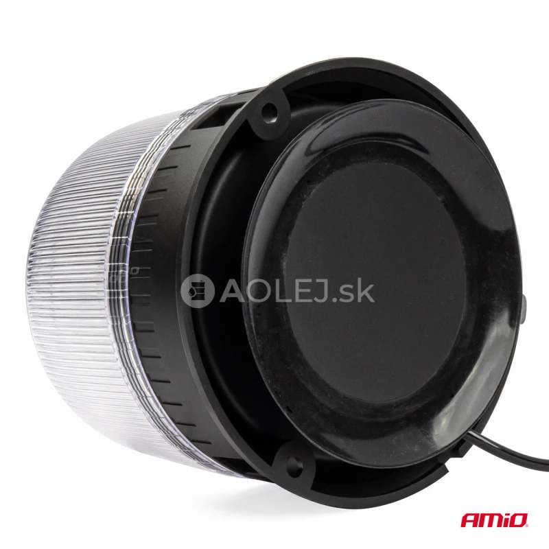 Výstražný maják W25m Magnet / 3 skrutky R65 R10 24LED 12/24V IP66