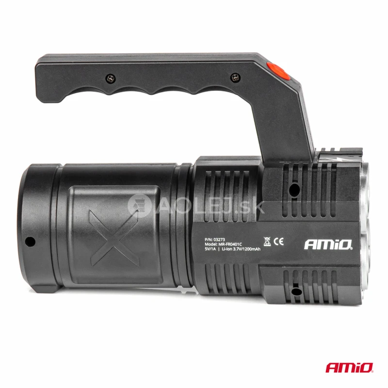 LED pracovn&aacute; baterka 4LED + COB 1200mAh - 03273