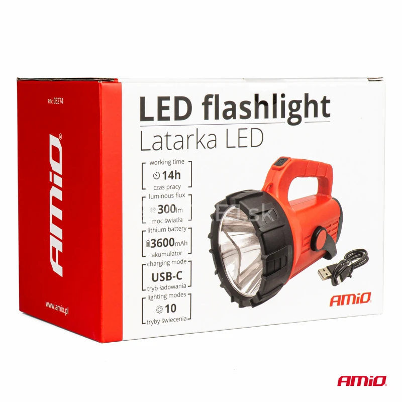 LED pracovn&aacute; baterka WT18