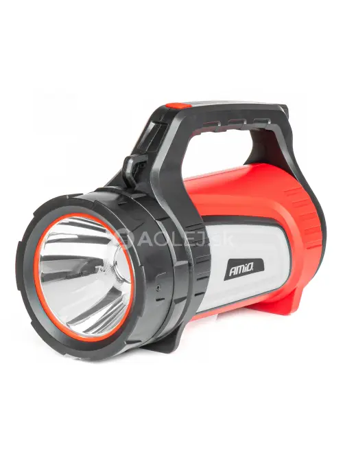 LED pracovn&aacute; baterka T6 + COB 10 režimov AMIO-03275