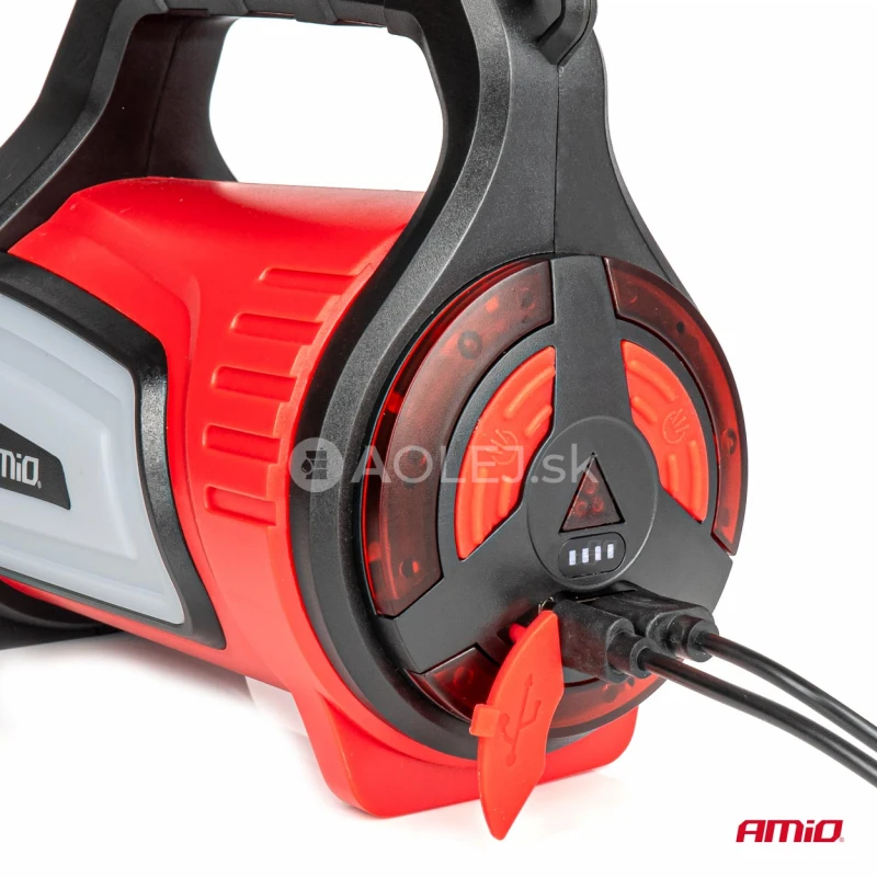 LED pracovn&aacute; baterka T6 + COB 10 režimov AMIO-03275