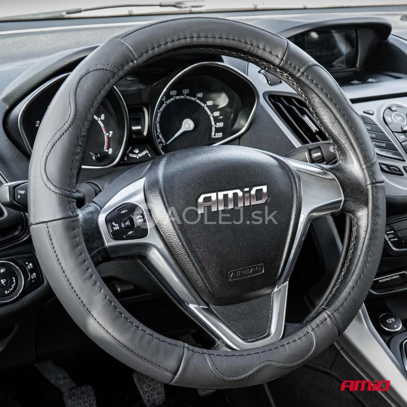 Poťah volantu Leather Series SWC-49-S (35-37cm)