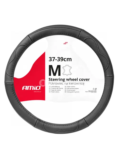 Poťah volantu Leather Series SWC-49-M (37-39cm)