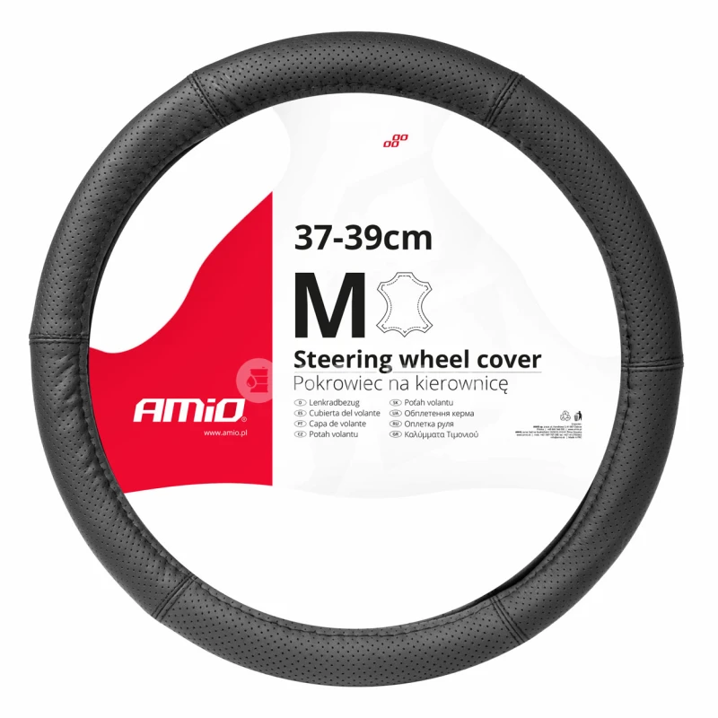 Poťah volantu Leather Series SWC-50-M (37-39cm)