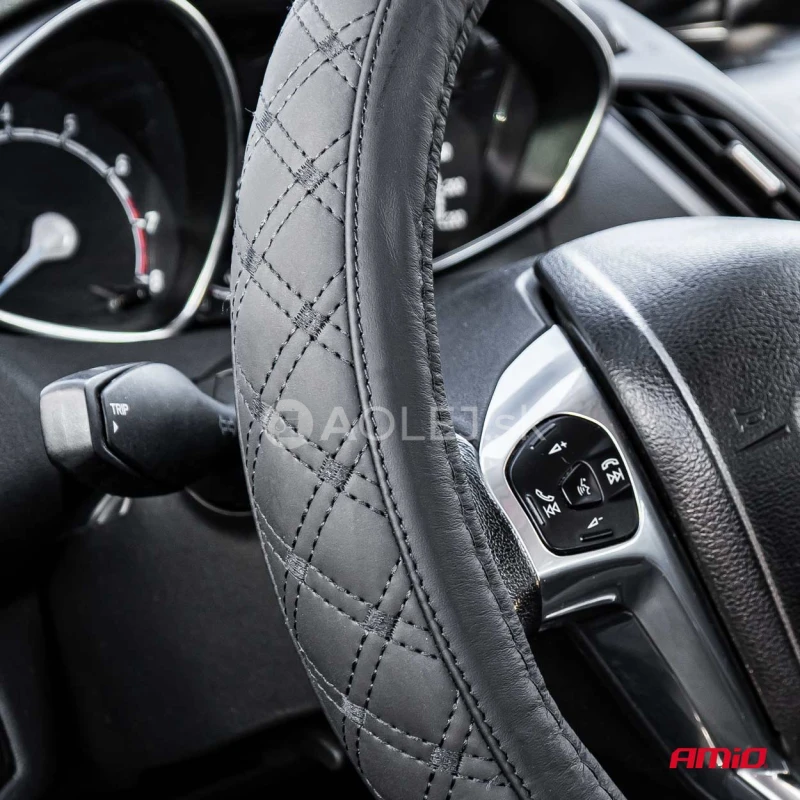 Poťah volantu Leather Series SWC-51-S (35-37cm)