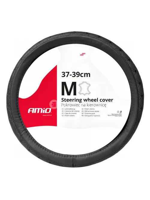 Poťah volantu Leather Series SWC-51-M (37-39cm)