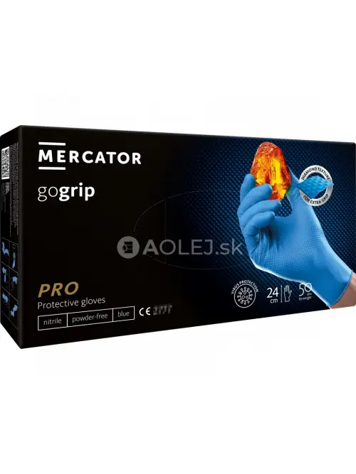 Nitrilov&eacute; rukavice GoGrip modr&eacute; veľkosť XL, 50 ks