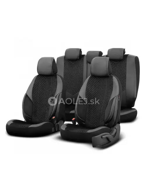 Sada autopoťahov OTOM ADVANCED 204 BLACK BABYFACE 3-ZIP