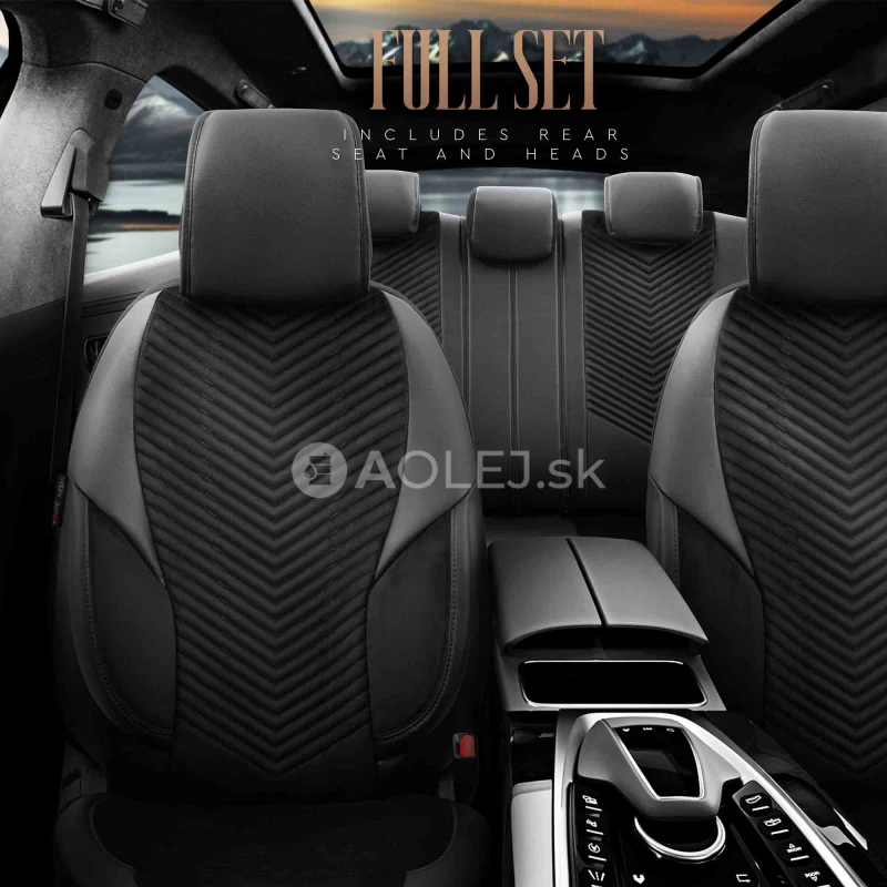 Sada autopoťahov OTOM ADVANCED 204 BLACK BABYFACE 3-ZIP