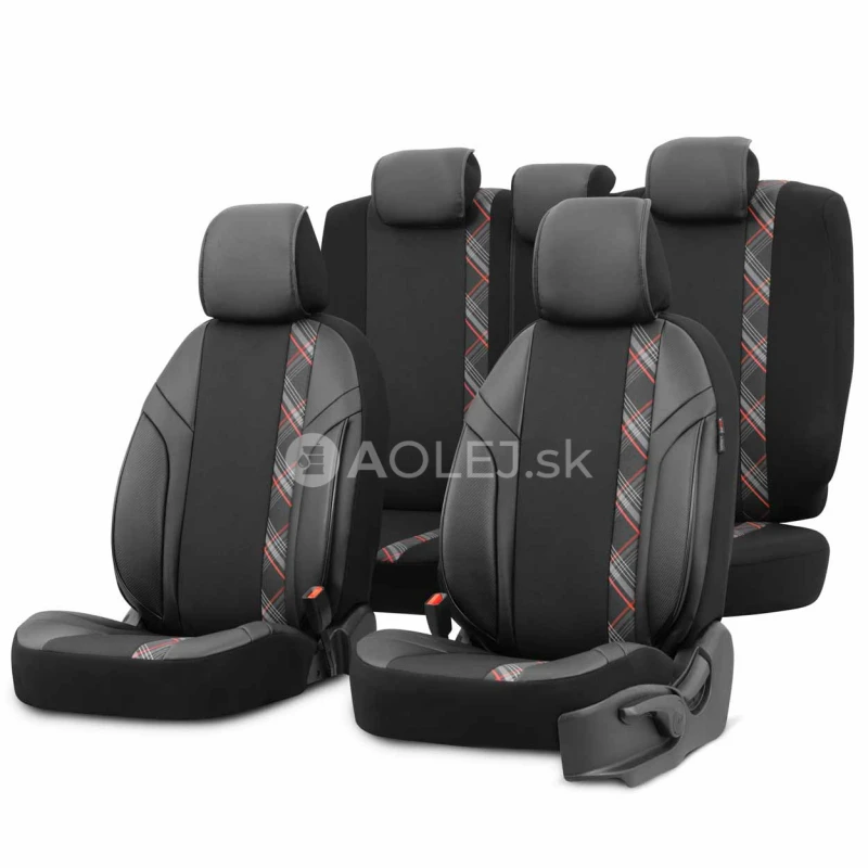 Sada autopoťahov OTOM HORIZON 1801 RED 3-ZIP