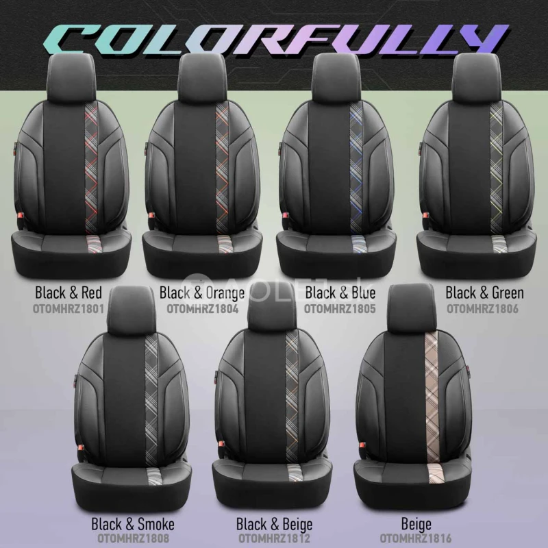 Sada autopoťahov OTOM HORIZON 1805 ORANGE 3-ZIP