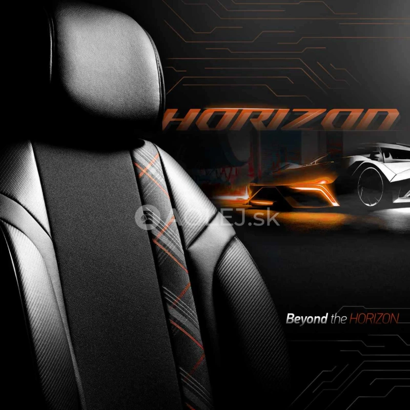 Sada autopoťahov OTOM HORIZON 1805 ORANGE 3-ZIP