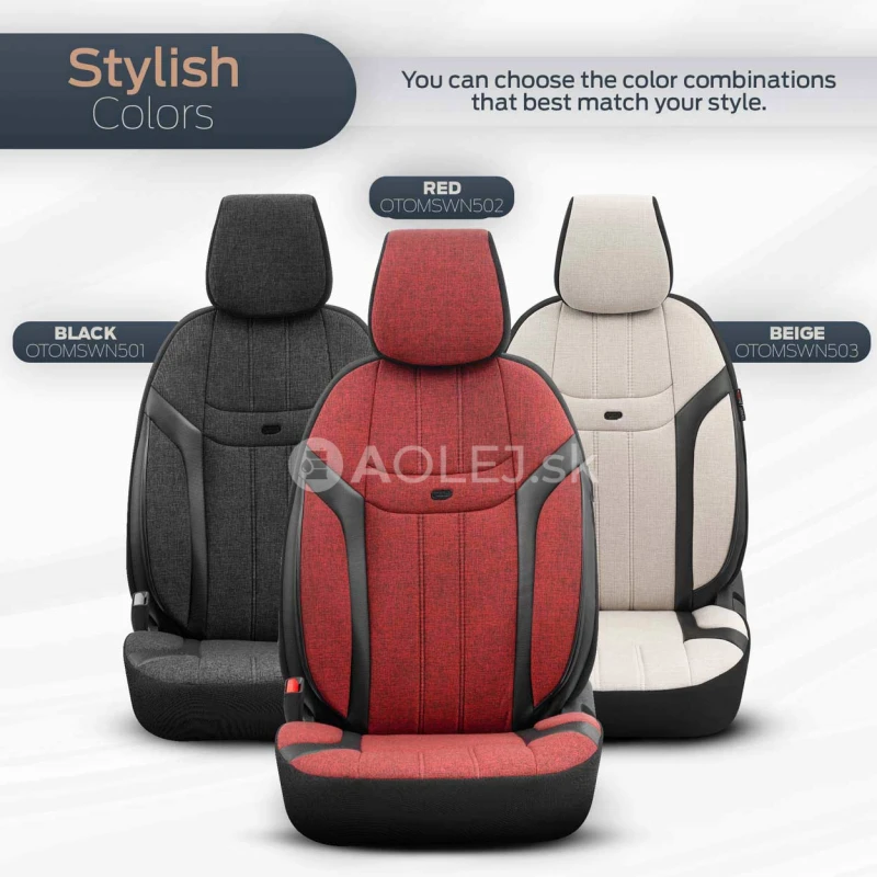 Sada autopoťahov OTOM SWAN 503 BEIGE 3-ZIP