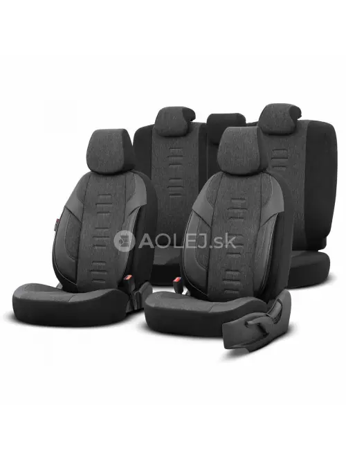 Sada autopoťahov OTOM THRONE 102 SMOKED 3-ZIP