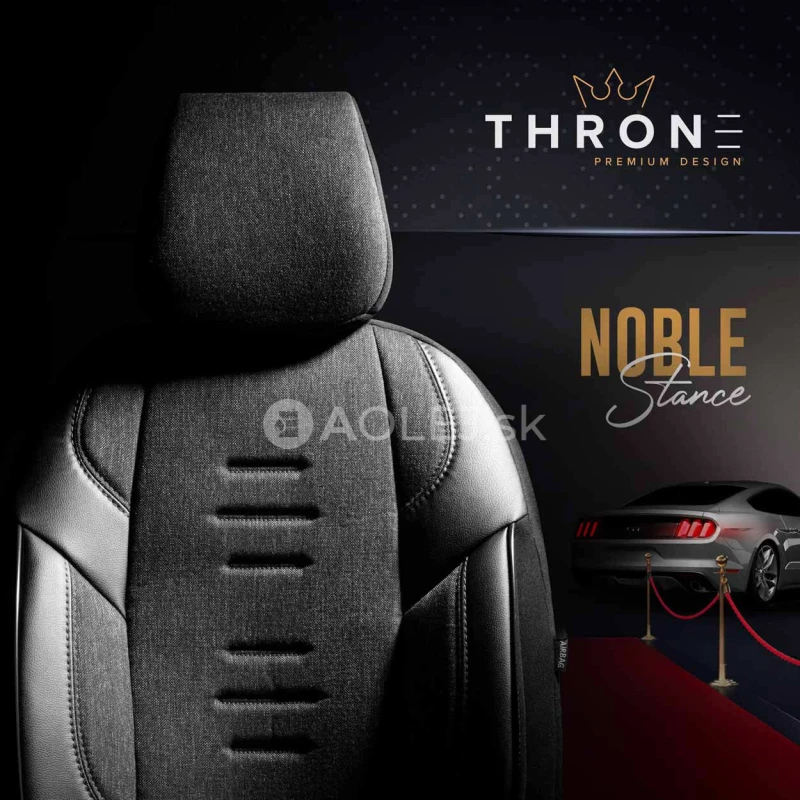 Sada autopoťahov OTOM THRONE 102 SMOKED 3-ZIP