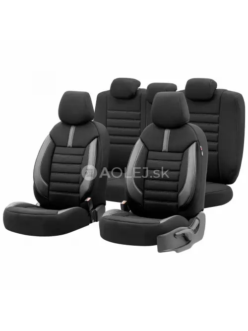 Sada autopoťahov OTOM LIMITED 102 BLACK/GREY 3-ZIP