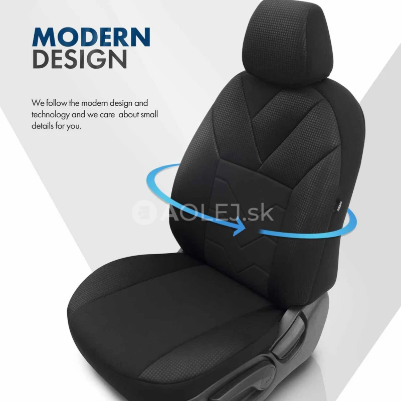 Sada autopoťahov OTOM TEMPO 1501 BLACK NZ