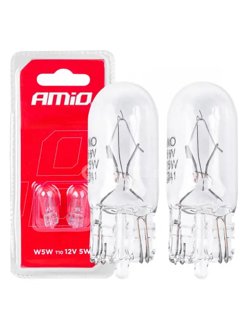 Halog&eacute;nov&eacute; žiarovky T10 W5W W2.1x9.5d 12V 2ks blister