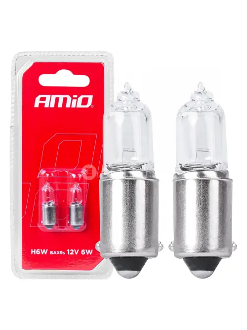 Halog&eacute;nov&eacute; žiarovky H6W 12V 6W BAX9S white 2ks blister
