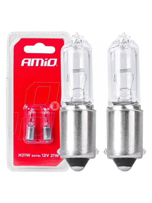 Halog&eacute;nov&eacute; žiarovky H21W 12V 21W BAY9S white 2ks blister