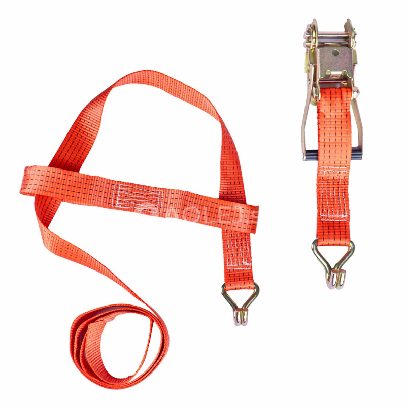 Upínací popruh na koleso 3-bodový s račňou 5000kg 50mm 3m