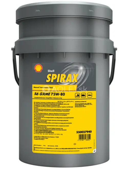 Shell Spirax S6 GXME 75W-80 20L