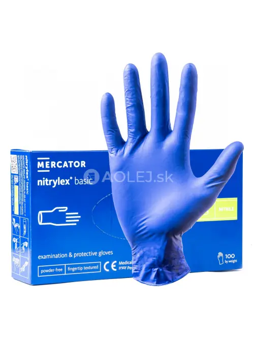 Nitrilov&eacute; rukavice Nitrylex Basic veľkosť S, 100 ks