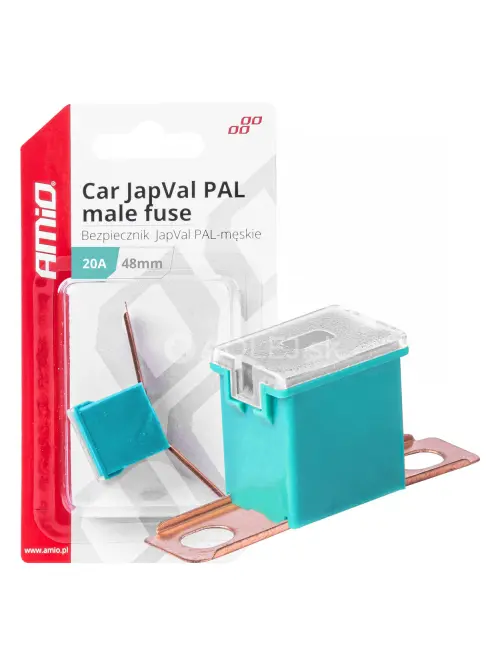 Poistky JAPVAL PAL samec 48mm 20A AMIO-03417