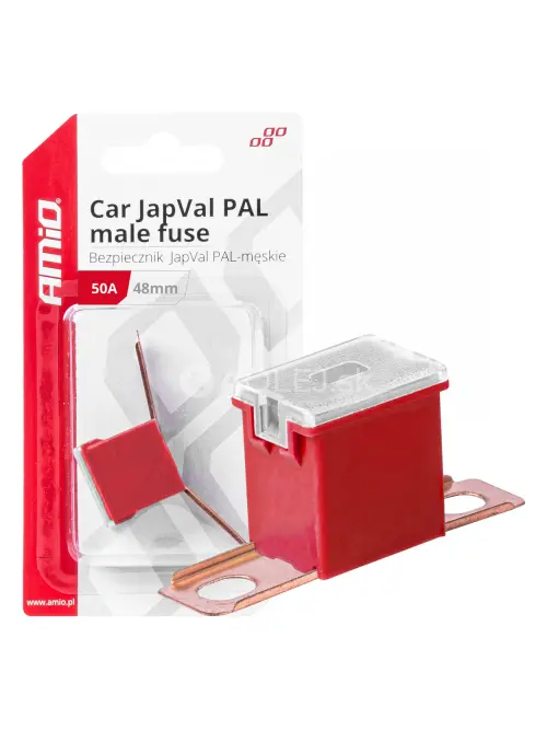 Poistky JAPVAL PAL samec 48mm 50A AMIO-03420