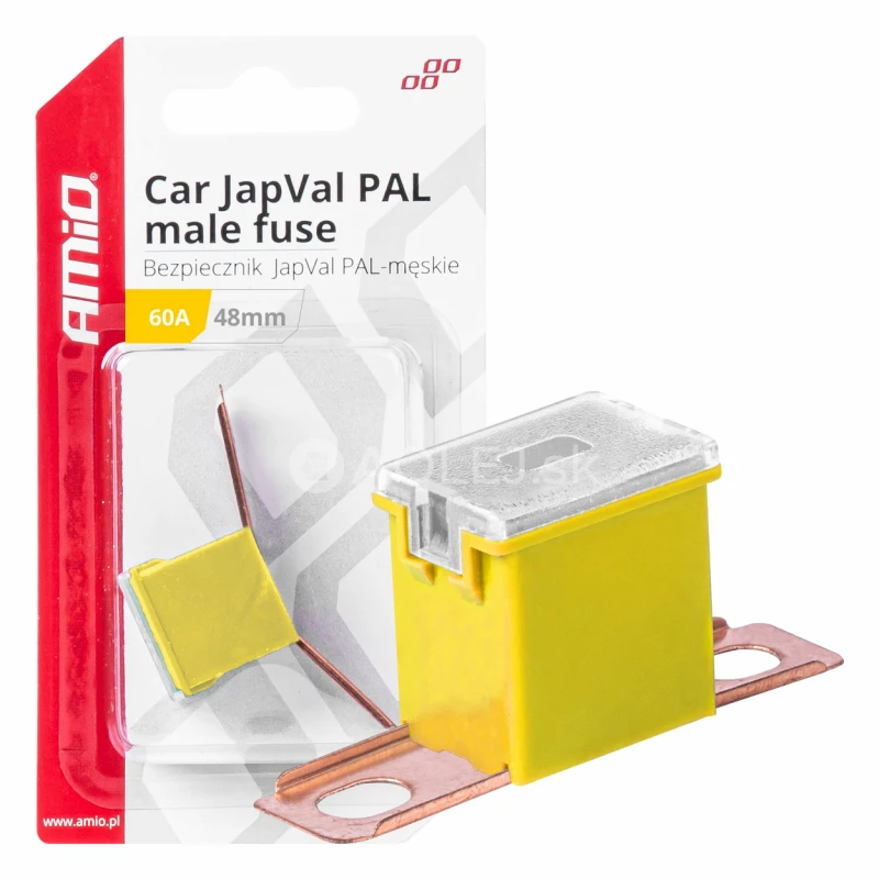 Poistky JAPVAL PAL samec 48mm 60A AMIO-03421