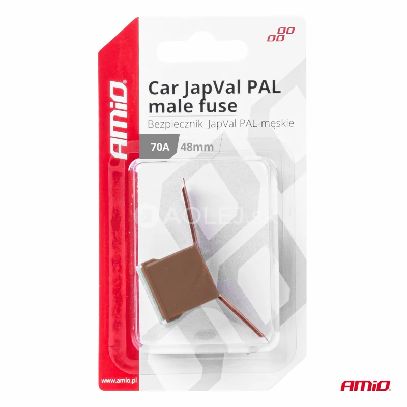 Poistky JAPVAL PAL samec 48mm 70A AMIO-03422