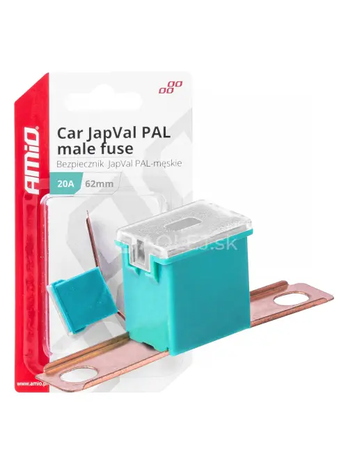 Poistky JAPVAL PAL samec 62mm 20A AMIO-03426