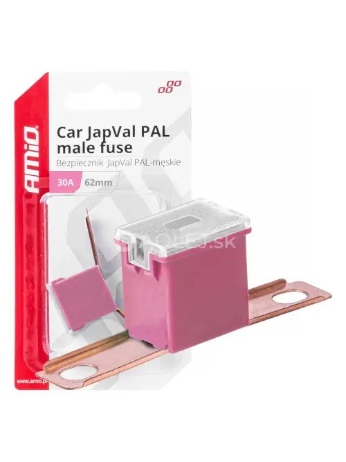 Poistky JAPVAL PAL samec 62mm 30A AMIO-03427