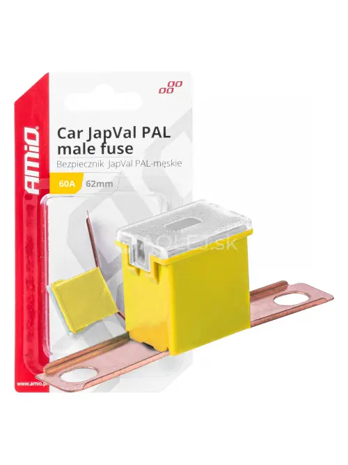 Poistky JAPVAL PAL samec 62mm 60A AMIO-03430