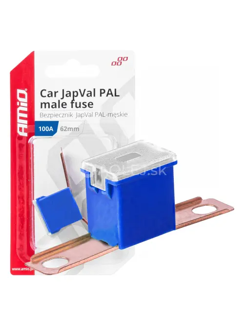 Poistky JAPVAL PAL samec 62mm 100A AMIO-03433