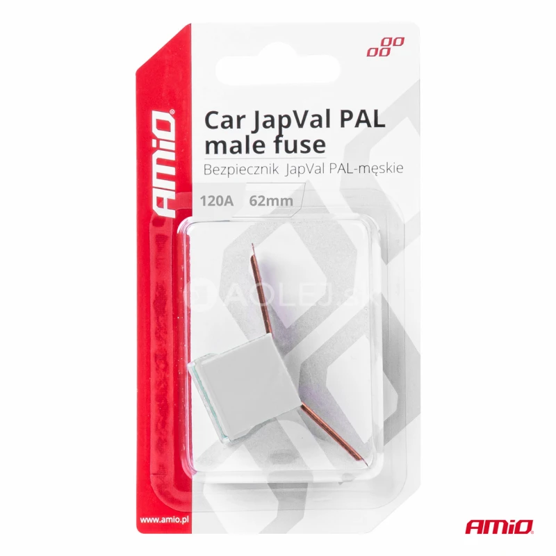 Poistky JAPVAL PAL samec 62mm 120A AMIO-03434
