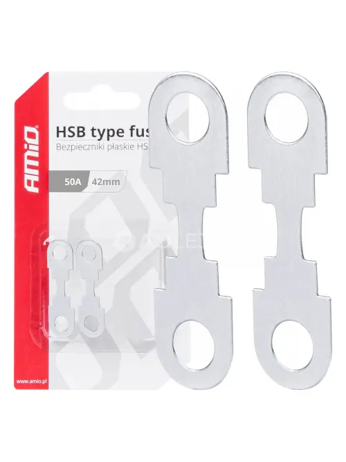 Ploch&eacute; p&aacute;skov&eacute; poistky FLAT HSB 42mm 50A AMIO-03499