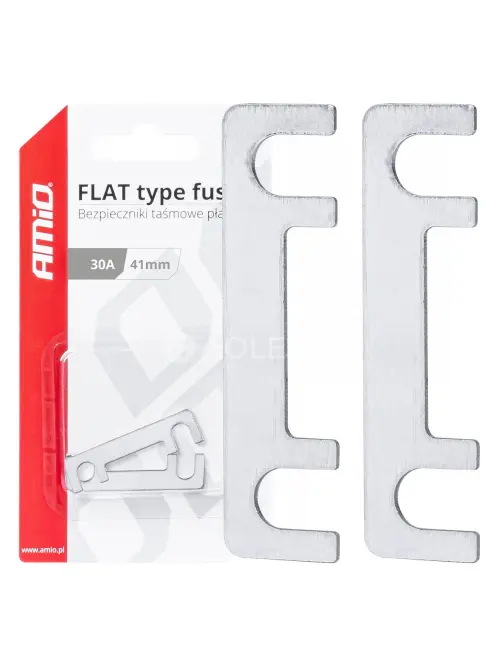 Ploch&eacute; p&aacute;skov&eacute; poistky FLAT 41mm 30A AMIO-03489