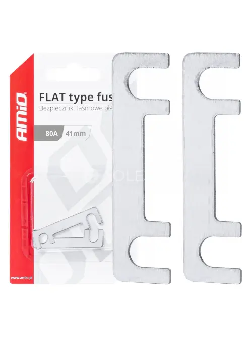 Ploch&eacute; p&aacute;skov&eacute; poistky FLAT 41mm 80A AMIO-03493