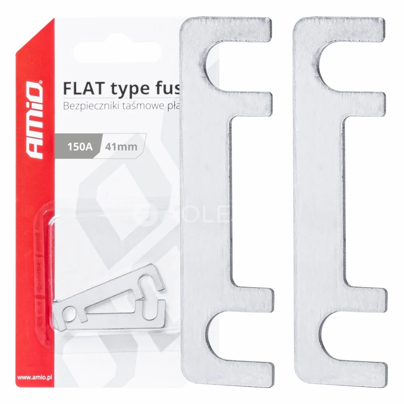 Ploch&eacute; p&aacute;skov&eacute; poistky FLAT 41mm 150A AMIO-03495